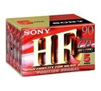 Sony 5C-90HFC Audio Tape (Pack of 5)