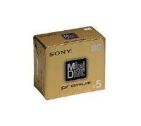 Sony 5MDW80PR 80min Colour Mini Disk (Pack of 5)