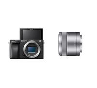 Sony α6400 E-mount compact mirrorless camera body (APS-C Sensor, fast Auto Focus, Real-time Eye AF and Real-time Tracking, 4K HDR movie-shooting) + Sony 30mm F3.5 Macro Prime Lens