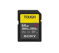 Sony 64GB SF-G series TOUGH specification UHS-II U3 V90 SDHC Digital Memory Card Card - Read 300MB/s Write 299MB/s SF-G64T