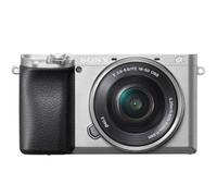 Sony A6100 Mirrorless Camera In Silver With 16-50Mm Oss Ii Lens In Black Black