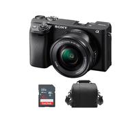 SONY A6400 Black KIT SEL 16-50MM F3.5-5.6 OSS Black +Bag +16GB SD card