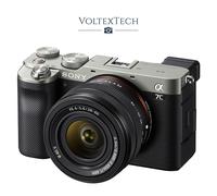 Sony Alpha 7C Compact full-frame Camera in Silver - Body With 28-60mm Zoom Lens
