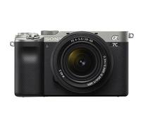 Sony Alpha 7C Compact full-frame Camera in Silver - Body With 28-60mm Zoom Lens
