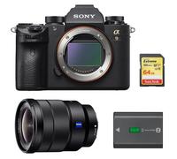 SONY A9 + SEL 16-35MM F4 ZA OSS + 64GB SD card + SONY NP-FZ100 Battery