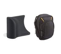 Sony AGR2 Grip for DSC-RX Series - Black & Amazon Basics Case for Point-and-Shoot Camera Large