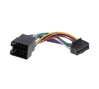 Sony Aiwa JVC 16 Pin 30x12 mm wire connector harness ISO wiring adapter plug cable compatible with Car stereo