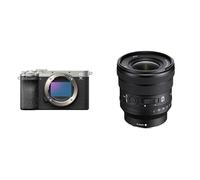Sony Alpha 7CII | Full-Frame Mirrorless Camera, Silver + Sony SELP1635G