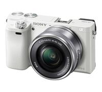 Sony Alpha a6000 Mirrorless Digital Camera with 16-50 mm Lens 24 MP (White)