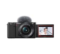 Sony Alpha ZV-E10 - APS-C Interchangeable Lens Mirrorless Vlog Camera Kit - Black