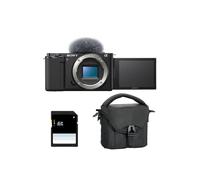 SONY ALPHA ZV-E10 BLACK BODY + Bag + 8 GB SD Card