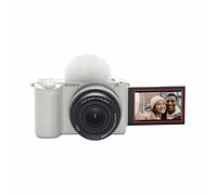 Sony Alpha ZV-E10M2K 26 MP Interchangeable Lens Mirrorless Vlog Camera for Creators (16-50mm Power Zoom Lens) | APS-C Sensor | 4K 60p with 10bit 4:2:2 Recording - (White)