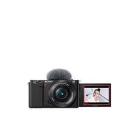Sony Alpha Zve10Lbdi.Eu Aps-C Mirrorless Interchangeable-Lens Vlog Camera With 16-50 Mm F/3.5-5.6 Power Zoom Kit Lens (Vari-Angle Screen For Vlogging, 4K Video, Real-Time Eye Autofocus) Black