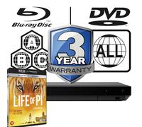Sony Blu-ray Player UBP-X700K All Zone Code Free MultiRegion 4K & Life Of PI UHD