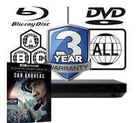 Sony Blu-ray Player UBP-X700K All Zone Code Free MultiRegion 4K & San Andreas