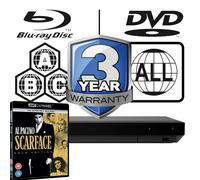 Sony Blu-ray Player UBP-X700K All Zone Code Free MultiRegion 4K & Scarface UHD