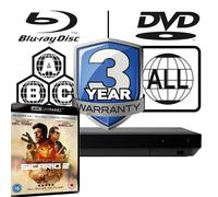 Sony Blu-ray Player UBP-X700K All Zone Code Free MultiRegion 4K & Sicario 2 UHD