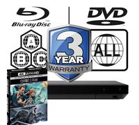 Sony Blu-ray Player UBP-X700K All Zone MultiRegion 4K Jurassic World 2 Bundle