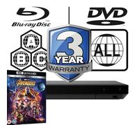 Sony Blu-ray Player UBP-X700K Code Free MultiRegion 4K & Avengers Infinity War