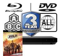 Sony Blu-ray Player UBP-X700K Code Free MultiRegion 4K Solo - A Star Wars Story