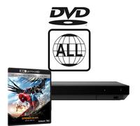 Sony Blu-ray Player UBP-X700K MultiRegion for DVD & Spiderman Homecoming 4K UHD