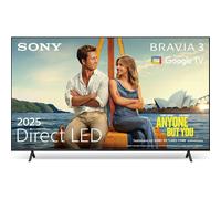 Sony K43S38BP 43 Inch Bravia 3 LED 4K Ultra HD HDR Smart Google TV 2025