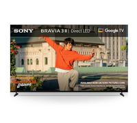 Sony BRAVIA 3 II 65 Inch TV, 4K Smart TV (Google TV), XR Processor with AI Technology, 120hz Television with Dolby Vision/Atmos, PS5 compatibility, 65XR38M2, 2026 Model