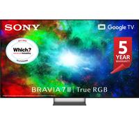 Sony BRAVIA 7 II True RGB 75 Inch TV, 4K Smart TV (Google TV), RGB LED, XR Processor with AI Technology, 120hz Television with Dolby Vision/Atmos, PS5 compatibility, 75XR75M2, 2026 Model