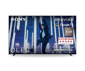 Sony BRAVIA 8 OLED, K65XR80, 65 Inch 4K HDR Google Smart TV, Gaming Features for PlayStation 5 and IMAX Enhanced, Dolby Vision Atmos, Chromecast, Apple AirPlay, 120Hz, 5 Year Warranty