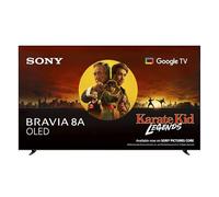 Sony BRAVIA 8A OLED 55 Inch 4K HDR Google Smart TV, Gaming Features for PlayStation 5 and IMAX Enhanced, Dolby Vision Atmos, Google Cast, Apple AirPlay, 120Hz 77XR8A
