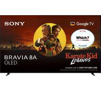 Sony BRAVIA 8A XR80 55" 4K Ultra HD OLED Smart Android TV [2025] - K55XR8AB, Black