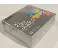 Sony CDR Audio - 5CRM80CRX - Music CD-R Blank Recordable Discs 80 mins / 5 Pack