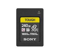 Sony CEA-G Series TOUGH 240GB CFexpress Type A Memory Card - VPG400 Ultra High Speed (Up to 1800MB/s Read & 1700MB/s Write) - Prof 4K/8K Video, Bend-Proof, Waterproof & Shockproof - CEAG240T.CE7