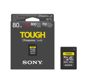 Sony CFexpress Type-A 80GB - Tough VPG400 - Digital Memory Card - Read 800MB/s Write 700MB/s (CEAG80T)