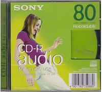 Sony CRM 80 CRY CD-R Audio Color Collection Green Blank CD 80 min