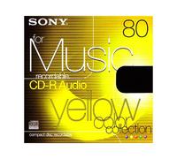 Sony CRM 80 CRY CD-R Audio Color Collection Yellow Blank CD 80 min