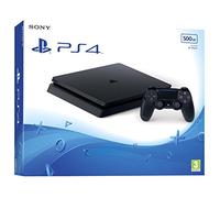 Sony CUH-2216A PlayStation 4 Slim 500GB Games Console Jet Black (Renewed)