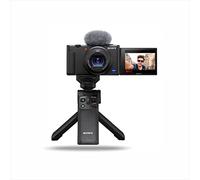 Sony Digital Vlog Camera ZV 1 (Compact, Video Eye AF, Flip Screen, in-Built Microphone, Bluetooth Shooting Grip, 4K Vlogging Camera and Content Creation) - Black