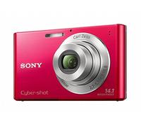 Sony DSC-W330 14.1MP 4X Wide Angle Zoom Digital Camera with Digital Image Stabilization and 3-Inch LCD Screen (Red) (Renewed)