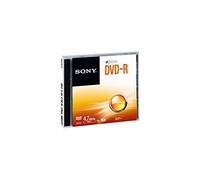 Sony Dvd+r DPR47SJ Jewel CASE 16X Single Side, Single Layer DVD+R