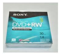 Sony DVD+RW 3-Pack: 8cm 30 Minutes 1.4 Gb/Go Single-Sided Monoface