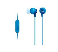 Sony earphone MDR-EX15AP: with Canal-type remote control, microphone Blue MDR-EX15AP LI