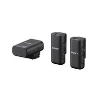 Sony ECM-W3 Dual-Channel Wireless Microphone System for Alpha Mirrorless Cameras with MI Shoe - Clear Professional Audio