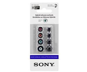 Sony EPEX10AB.AE Replacement Silicone Earbuds,4 Sizes, Black