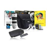 Sony FE 200-600mm f/5.6-6.3 G OSS Super Telephoto Zoom Lens with Fast Autofocus - Optical Stabilization Bundle with 64GB Memory Card, Editing Software, Camera Case, and Accessories (5 Items)