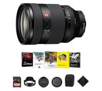 Sony FE 28-70mm f/2 GMaster Lens for Sony E Mount - Ultra-Fast Standard Zoom Lens with 64GB Extreme PRO UHS-I SDXC Memory Card, Corel Software Kit & Cleaning Cloth - Essential Bundle