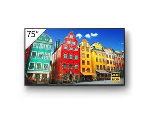 Sony FW-75BZ30J Signage Display Digital signage flat panel 190.5 cm (75") IPS Wi-Fi 440 cd/m 4K Ultra HD Black Built-in processor Android 10 24/7