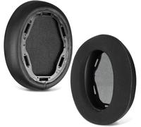 Sony H910 Replacement Earpads Premium Deep Fill Memory Foam with Cooling Gel, Vegan Leather with Soft Silk Cloth Facing (Black)