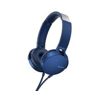 Sony headphone deep bass model MDR-XB550AP: Folding type remote Blue Japan