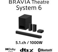 HTS60 BRAVIA Theatre System 6 with 1000W Power & Dolby Atmos